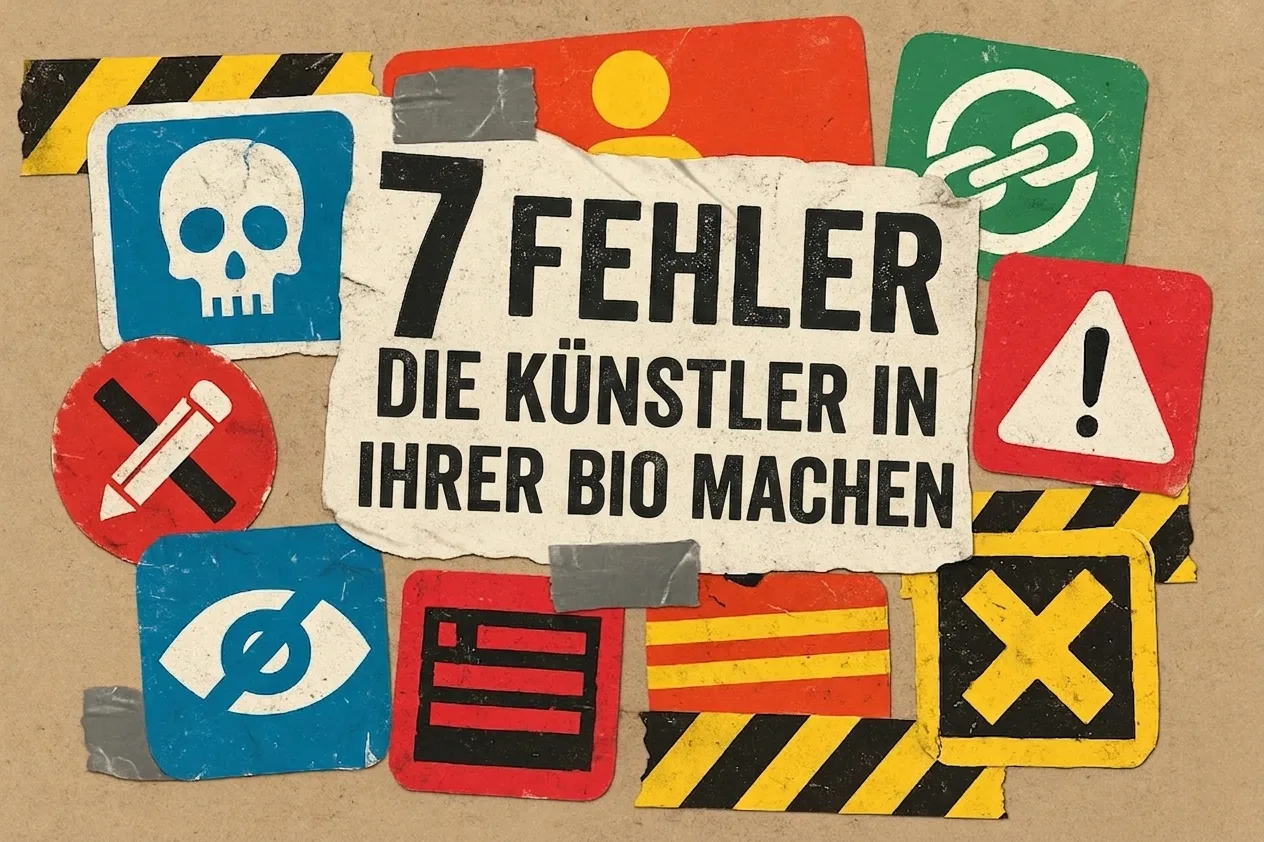 Die 7 Fehler, die Künstler in ihrer Bio machen – und wie man sie vermeidet (Kompletter Leitfaden)