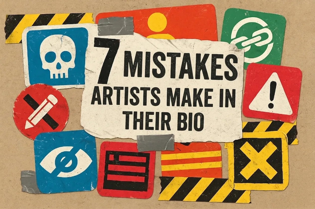 7 mistakes artists make in their bio… and how to avoid them (Complete Guide)